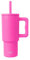 Simple Modern Mug Isotherme avec Poignée et Paille en silicone | Gourde Isotherme en Acier Inoxydable | Tumbler de viaje | Trek | 710ml | Raspberry Vibes