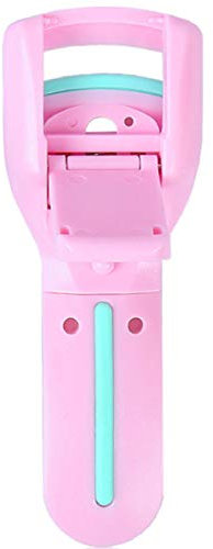 Diyfixlcd Wimpernzange aus Kunststoff, tragbar, rollbar, mit 2 Gummi-Pads, 1 Stück