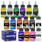 Roizefar Pintura Para Aerógrafo, Kit De Pintura Para Aerógrafo, 15 Pinturas Acrílicas + 1 Diluyentes Para Aerógrafo, 20 ml/Botella