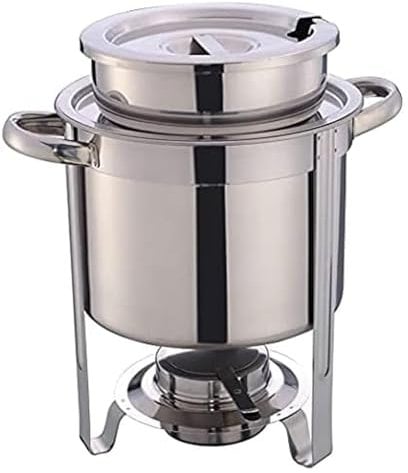 YOtat Soup Chafer Food Warmer Stainless Steel Chafing Dishes Buffet Set for Chilli and Gumbo, It heated quickly, 61x36x34CM