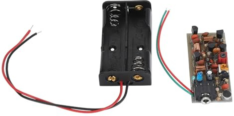 FM Senderplatinen Kit, Einstellbares Drahtloses Mikrofon Sendermodul Kit, PCB Leiterplatten Sender und -Empfänger für DIY Campus-Übertragungen