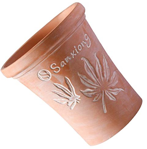 Mipcase Vaso Di Terracotta in Rilievo Grandi Vasi Per Fiori Vaso Da Piantagione Robusto E Decorativo