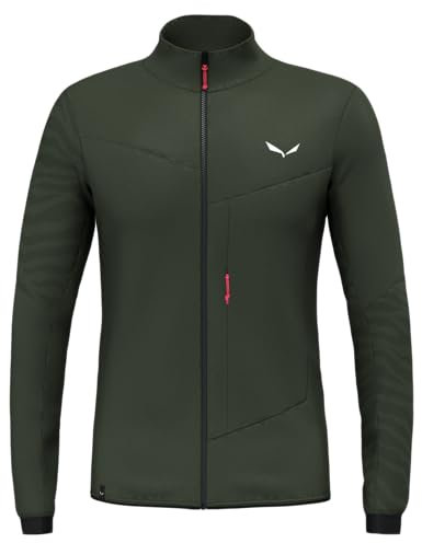 Salewa Sella Crevasse-Giacca Taglia M, Verde Oliva Scuro, M Uomo