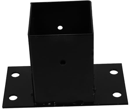 KONTONTY Gazebo Bracket Fence Bracket Post Bracket Mailbox Bracket Heavy Duty Leveling Feet Post Base for Mailbox Post Protector Wooden Mailbox Post Deck Railing Base Post Base Protectors