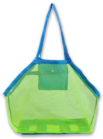 EIHI 1 Pcs Strand Zubehör Netztasche Sandspielzeug Tasche Strandspielzeug Tasche Badewannenspielzeug Aufbewahrung Strandtasche Für Familie Urlaub
