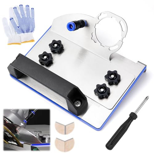 Support de Meuleuse D'angle pour Angle 45 Degré Coupe Carrelage Avec Gants