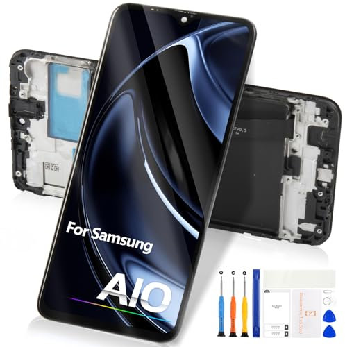 Écran pour Samsung Galaxy A10 2019 A105 LCD Display, Ecran pour Galaxy A10 Tactile Screen Glass Digitizer Remplacement Vitre Assemblé SM-A105F SM-A105G SM-A105FN/DS SM-A105F/DS (Noir avec Cadre)