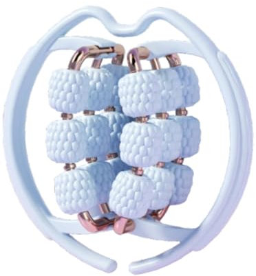 Sharplace Massage Roller Massage Roller 18 Räder Tiefe Gewebe Massage Werkzeuge Arm Bein Massage Rad für Wade Oberschenkel Beine Taille Fitness, Blau