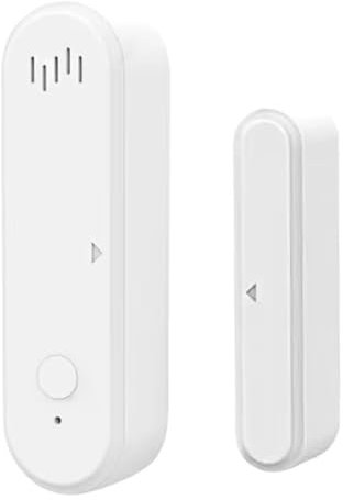 Fangxuee Sensor Puerta Inteligente Tuya WiFi, Sensor Ventana con Sonido 80 DB, Sensor Puerta con Alarma Activación y Desactivación Smart Life, Sensor Puerta con Alerta Aplicación