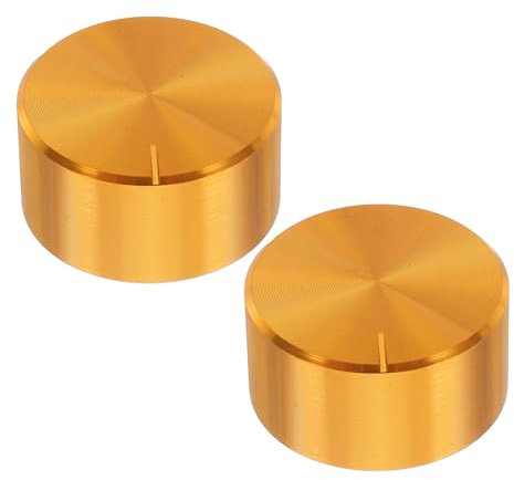 jojofuny 2 Stück Ersatzknopf Für Lichtschalter Universal Bedienknopf Drehknopf Kunststoffknopf Für Dimmerlicht Potentiometer Bedienknopf Einfach Zu Installierender Dimmerschalter