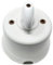 LaMorell LightDesign - Interruttore/Deviatore In Porcellana Bianca Comando Napoleone ø65mm