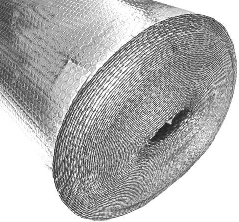 Wärmereflektierende Folie für Heizkörper, Heizkörper-Isolierfolie, Reflektorplatten, doppelseitige aluminisierte Folie, Dampfsperre und Wärmedämmung, Aluminiumfolienmembran, selbstklebend (1
