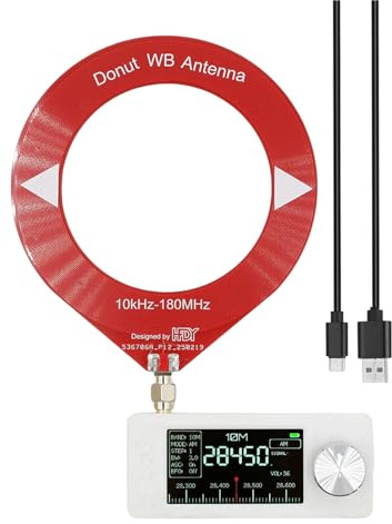 Funkempfänger, Radiomeiter, Vollband-Radio-Empfänger | mit Antenne, 800 mAh Akku, HD-Display, kompaktes 1,9-Zoll-IPS-Display für Reisen zu Hause im Freien