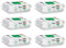 Sleepy Easy Clean – 6er Pack Reinigungstücher (Grün, 6 × 100 Stück, Weißseife-Formel) – streifenfreier Glanz auf allen Oberflächen