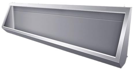 Wand-Urinal aus Edelstahl 304 for Männer, Spül-Urinalrinne mit Abflussrohr, Ideal for Schulen, Baustellen, öffentliche Plätze Sanitär-Urinal(With Sensor,150CM)