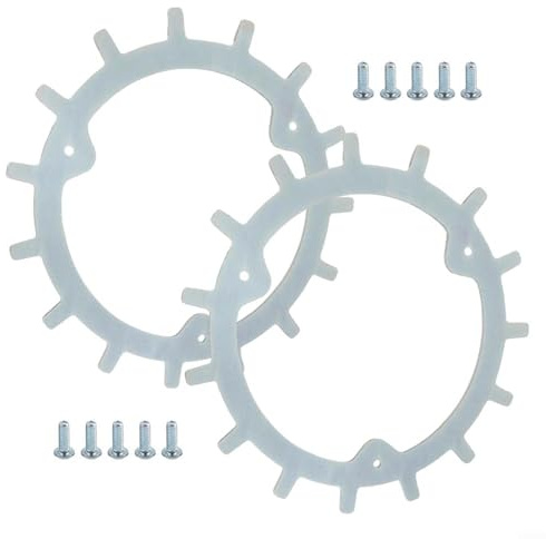 Crampons antidérapants pour Mammotion Yuka pour mini robot tondeuse, pointes de traction avec vis pour Mova 600 ViAX pour Dreame A1 Pro, poignées de roue en acier laminé à froid pour gazon humide et