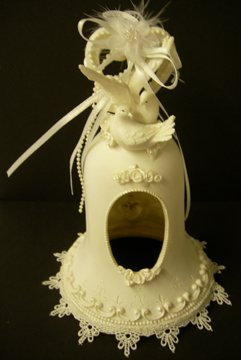 Wedding Bell by Juliana - Beautiful Wedding Cake Topper/Gift/Keepsake 15cm (6) Tall