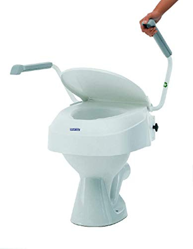 Aquatec 900 Raised Toilet Seat with Arms (Adjustable Height)