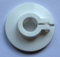 Flamco Rosette für Rohraußendurchmesser 22mm ( 1/2 Zoll ) Einzelrosette, Heizkörperrosette, Rohrabdeckung, Klickrosette