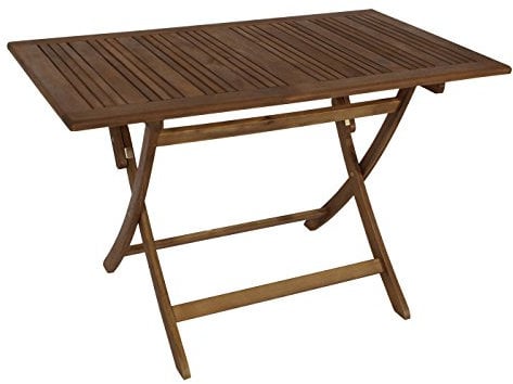 DEGAMO Gartentisch Klapptisch Maracana 70x120cm, Akazie geölt, FSC®-Zertifiziert