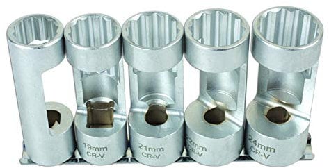 Laser 6496 Federbeinmutter-Stecknusssatz, 5er-Set