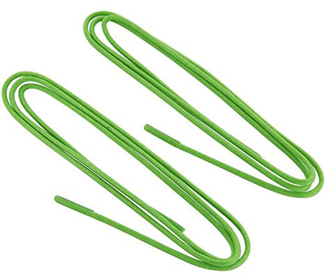 Collonil 1 Paar Schnürsenkel rund dünn gewachst Längen (75 cm, Hellgrün)