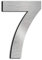 nanlyiau 6in/15.3cm numero maison numéro de maison de numéro de rue,En Acier Inoxydable Massif 304,Flottant Home Adresse Plaque(6in 7)
