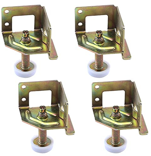 Antrader 4 Pack Heavy Duty 2000 LB. Capacity Leveler Legs, Adjustable Leveling Feet for Furniture, Cabinets, Workbench, w/Corner Protector Guard Brackets