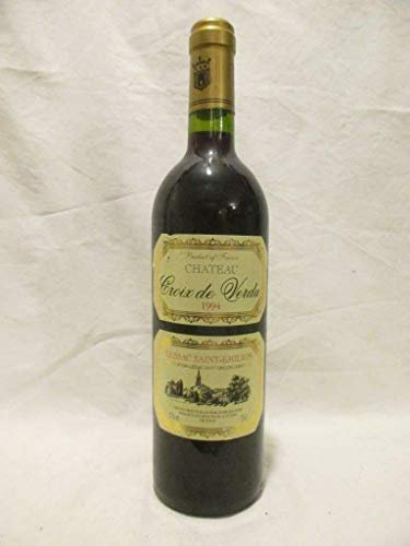 lussac saint-émilion château croix de verdu rouge 1994 - bordeaux france
