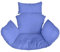 Ferocity Hängesessel Kissen, Polster, Auflage für Polyrattan/Rattan Hängeschaukel, Hängekorb, Schaukel Korb, Rückenkissen in der Farbe Blau [114]
