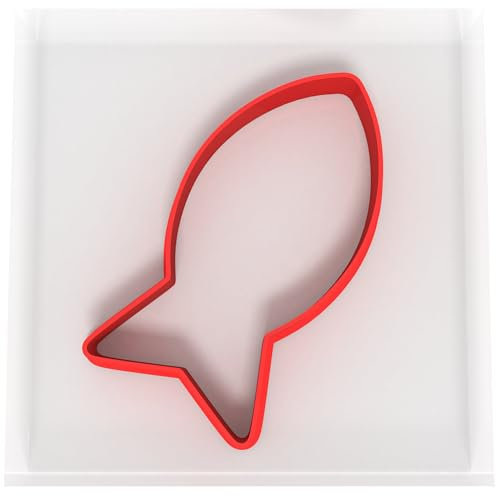 Custom Cutters Fish Shape Cookie Cutter | Plastic Cutter for Baking, Fondant, Clay, Pastry, Icing, Jewellery (8CM)