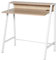 HOMCOM Writing Desk Computer Table Home Office PC Laptop Workstation Storage Shelf 84L x 45W cm White and Oak