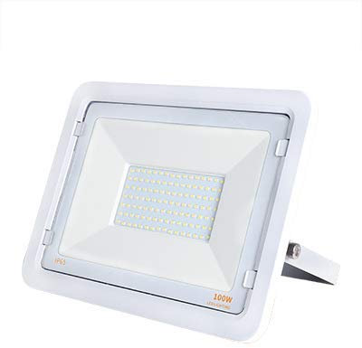 Kingled - Faretto Led da Esterno Bianco 100W 8000lm Luce Naturale 4000K, Faro Led Esterno, Proiettore da Esterno Impermeabile IP65, Luce Giardino, Illuminazione Interna ed Esterna