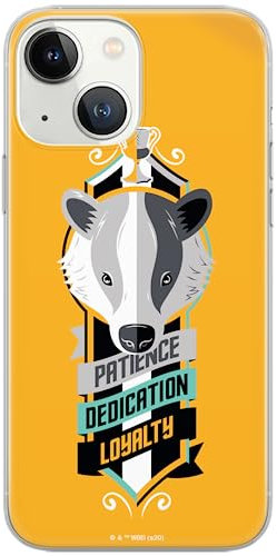 ERT GROUP Handyhülle für iPhone 13 Original und offiziell Lizenziertes Harry Potter Muster Harry Potter 015 gelb optimal an die Form des Handy angepasst, hülle aus TPU