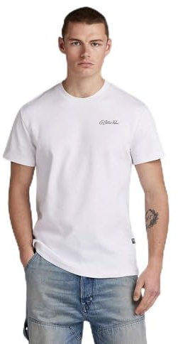 G-Star RAW Herren Multi Graphic T-Shirt, Weiß (White D23897-C812-110), XL