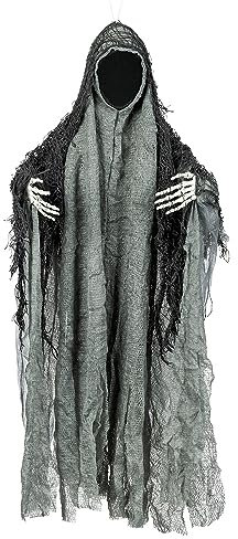 Boland 73076 - Hängender gesichtsloser Geist, 46 cm, Party Deko, Horror Deko für Karneval und Halloween