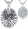 Metatrons Würfel Anhänger Kette Silber 925 Erzengel Metatron Anhänger Heilige Geometrie Anhänger Metatron Amulett Religion Kette für Herren
