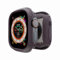 Elkson Hergestellt für Apple Watch Ultra 2 1, Bumper-Schutzhülle, Displayschutz-Set, 49 mm, Quattro Max Serie, robust, Militärqualität, langlebig, flexibel, stoßfest, Schutzhülle mit gehärtetem Glas