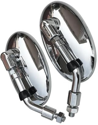 Motorrad Rückspiegel Für Jawa 350 Universal-Motorrad-Seitenspiegel Motorrad-Rückspiegel (Farbe : 2)