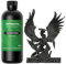 UNIFORMATION 3D Drucker Resin 3D-Druckerharz Standard Schnell UV-härtendes, pflanzliches 3D-Harz mit hoher Präzision und niedriger Viskosität, geeignet für den Miniaturen, Garagen-Kits, Schwarz 3KG