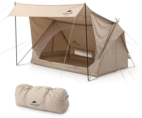 Naturehike Zelt Hauszelt Campingzelt für 2 Personen Wasserdicht und Winddicht Leichtgewicht kleines Packmaß Familienzelt Festivalzelt für Camping Reise Trekking Garten