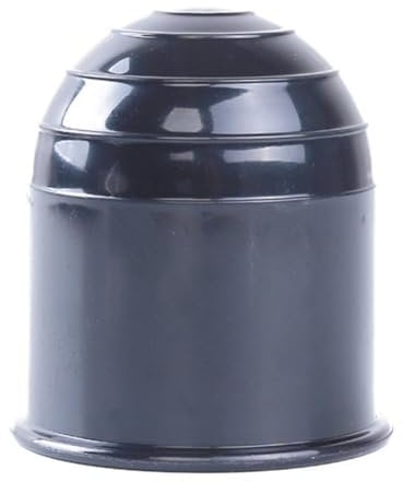 Trailer Hitch Ball Cover - Trailer Protection Cap | Hitch Tow Bar Cover | 50mm Tow Bar Ball Cover Cap | Universall Tow Ball Protection Cover for Caravan, Trucks, Trailers (Black)