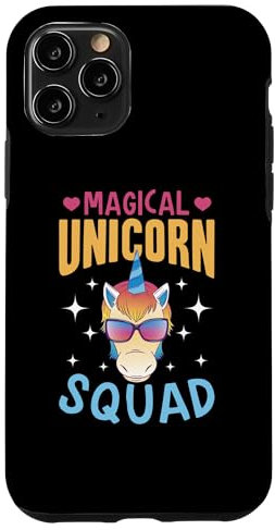 iPhone 11 Pro Unicorn rainbow - Magical unicorn squad Case