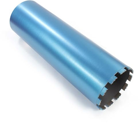 Wiltec Broca diamantada Ø 202 mm largo 450 mm UNC 1¼ tipo 1 broca hueca de perforación en húmedo corona broca de diamante saca núcleos para perforación hormigón, piedra, granito