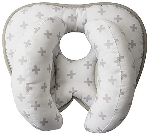 BOSSETY Baby kissen,Baby-Reisekissen, Baby-Kopf- und Nackenstützkissen für Kinderwagen,Autositz, Neugeborenen-Kinderwagen-Autositz-Einsatzkissen, für 0-1 Jahre altes Baby (A)