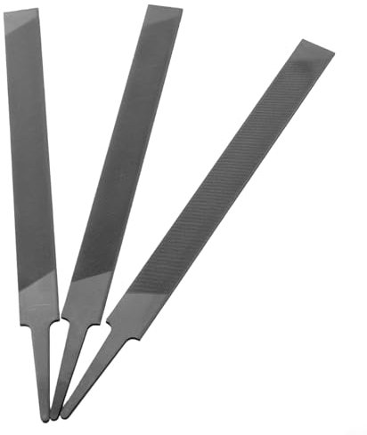 Chainsaw Chain Flat File 6 Inch Twin Cut Design Pack Of 3 Sharpening Tool For All Makes And Types Of Saw Chains Long-Lasting Swiss-Made