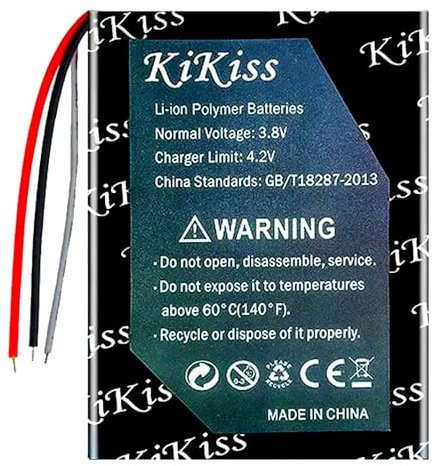 1250mAh High Capacity Li-ion Polymer Bluetooth Speaker Battery,Replacement Compatible for Marshall Major 2 3 Bluetooth MID VDL603040 SR603040 with Tool Kits