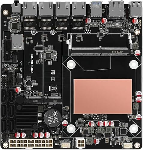 HKUXZR Scheda madre industriale I3-N305 NAS 8 core 8 thread Processore a bassa potenza 4x2.5G i226 Slot di rete M.2 6xSATA DP HDMI 2.0 PCIE ×1 con ventola