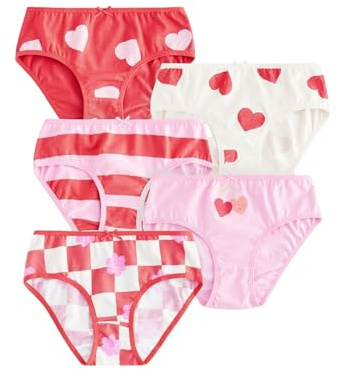 NEXT Mädchen Unterhosen im 5er-Pack Rot 122-128