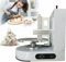 Máquina para untar pasteles, máquina automática para decorar pasteles, alisar y raspar, glaseado portátil de 35 cm, ajustable, herramienta para hornear pasteles de cumpleaños.